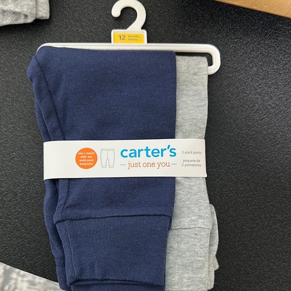 Carter's Kids 2-Pack Pants - Navy and Gray - Picture 1 of 1